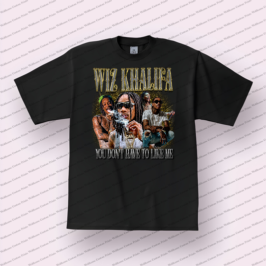 Wiz Khalifa Distressed Graphic Tee