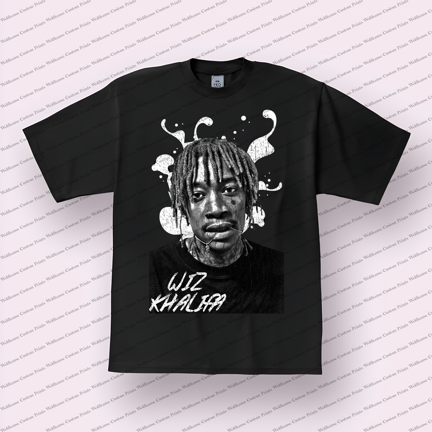 Wiz Khalifa Distressed Graphic Tee