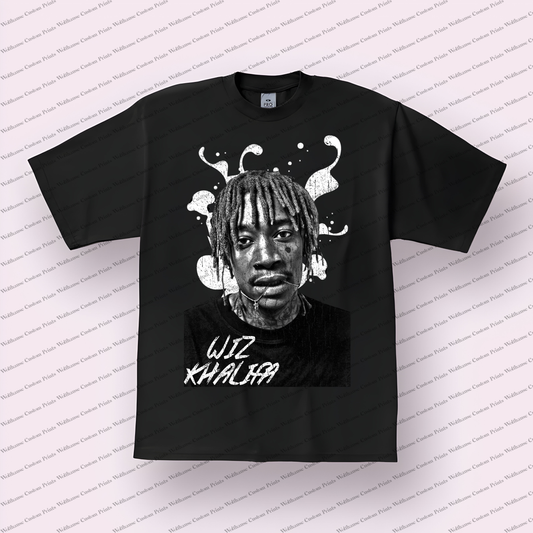 Wiz Khalifa Distressed Graphic Tee