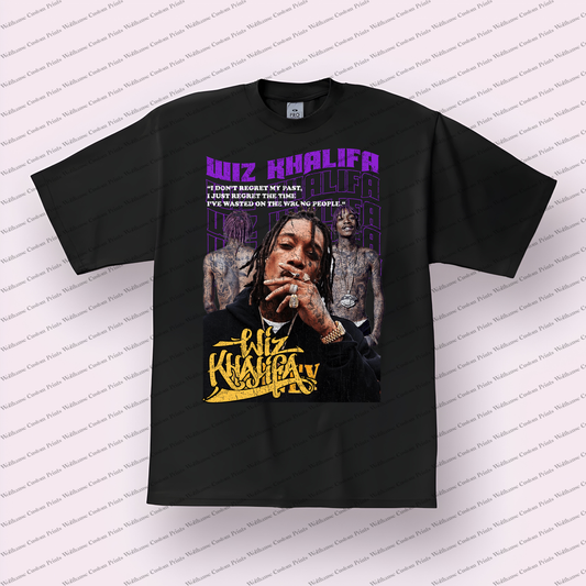 Wiz Khalifa Distressed Graphic Tee