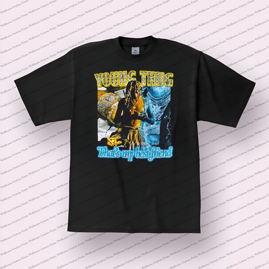 young Thug Distressed Graphic Tee